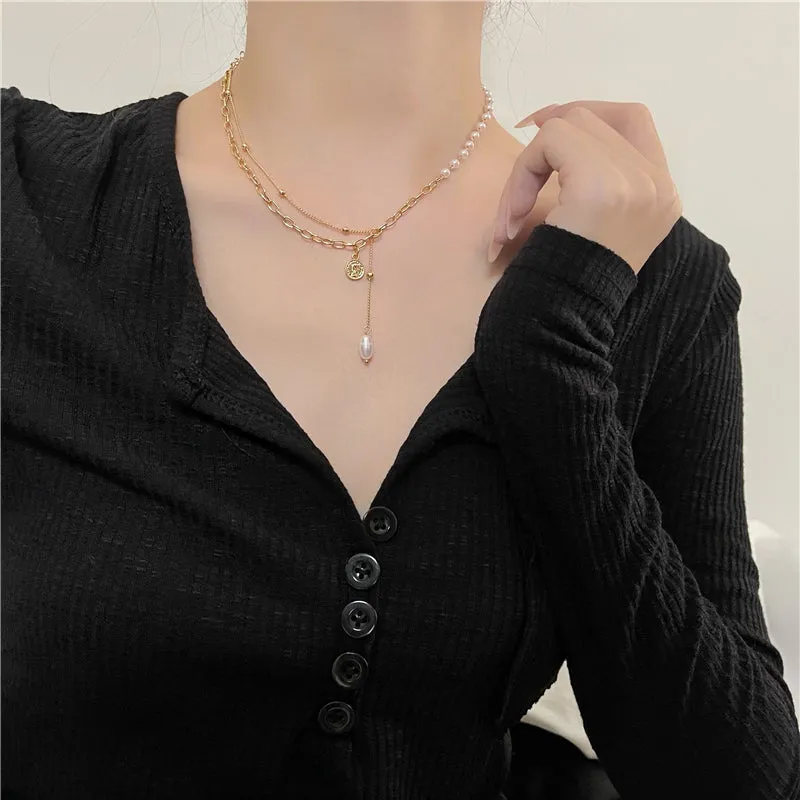 New Style Light Luxury Temperament Clavicle Chain Necklace