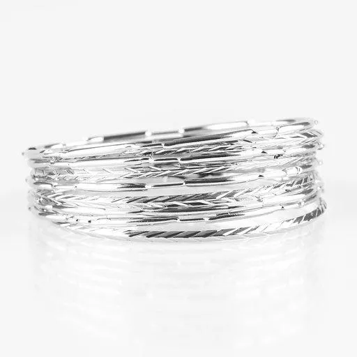 Paparazzi Bracelet ~ Urban Sprawl - Silver