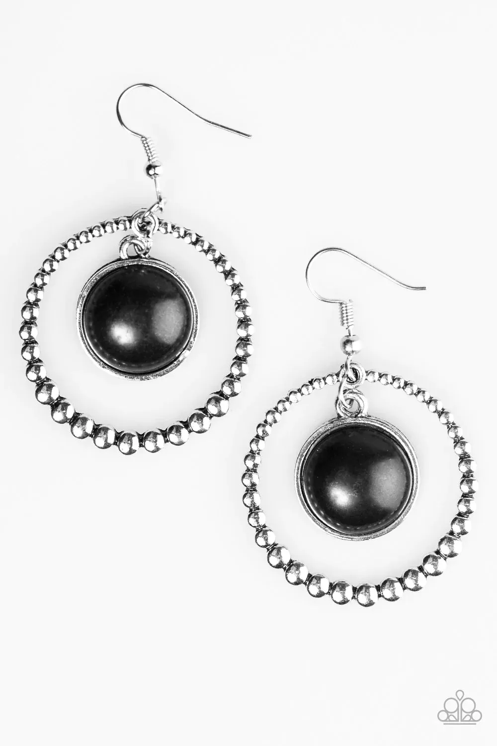 Paparazzi Earring ~ Give It My WEST - Black