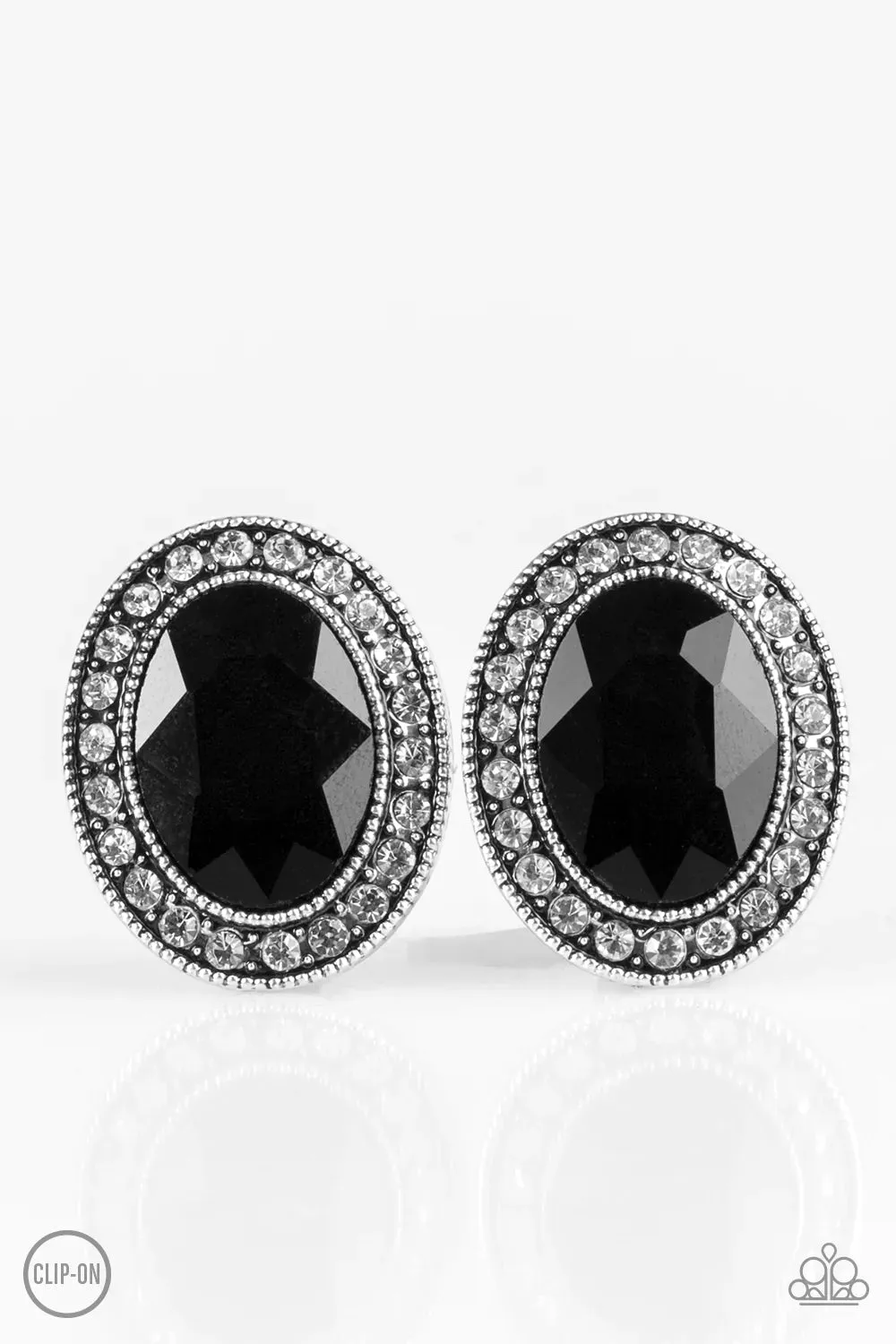 Paparazzi Earring ~ Titanic Treasure - Black