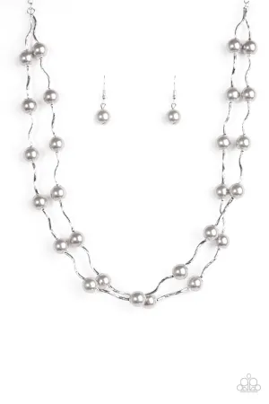 Paparazzi Necklace ~ Ahead Of The FAME - Silver