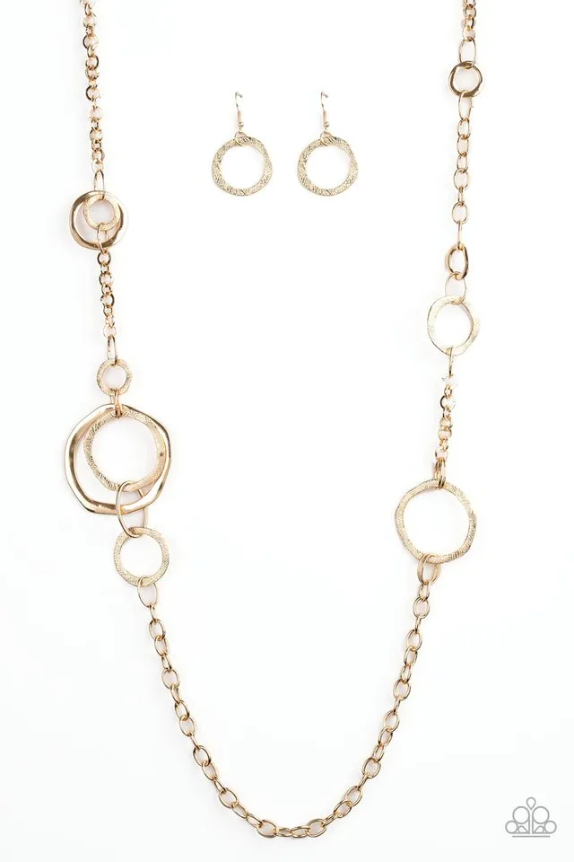 Paparazzi Necklace ~ Amped Up Metallics - Gold