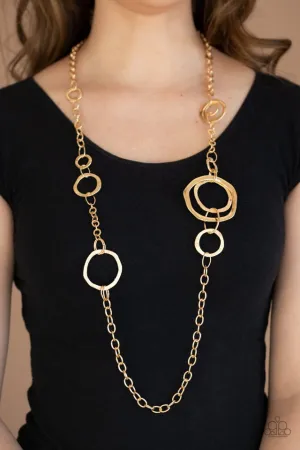 Paparazzi Necklace ~ Amped Up Metallics - Gold