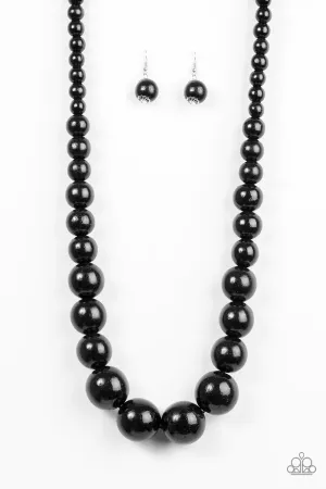 Paparazzi Necklace ~ Effortlessly Everglades - Black