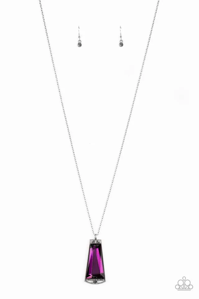 Paparazzi Necklace ~ Empire State Elegance - Purple