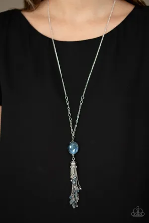 Paparazzi Necklace ~ Fringe Flavor - Blue