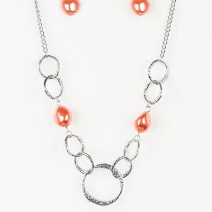 Paparazzi Necklace ~ Lead Role - Orange