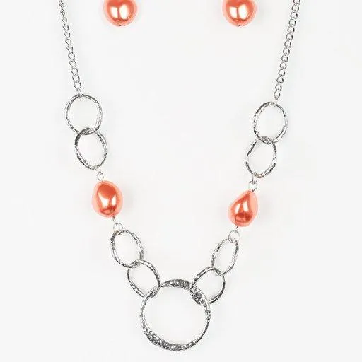 Paparazzi Necklace ~ Lead Role - Orange