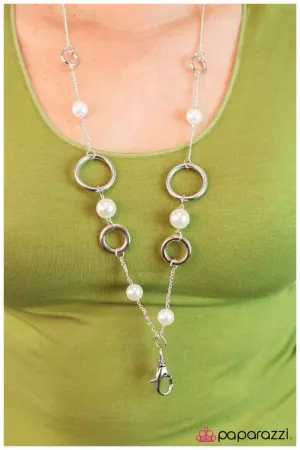 Paparazzi Necklace ~ Make It Work - White