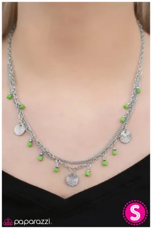 Paparazzi Necklace ~ Marina Bay - Green