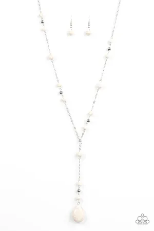 Paparazzi Necklace ~ Modern Mountaineer - White