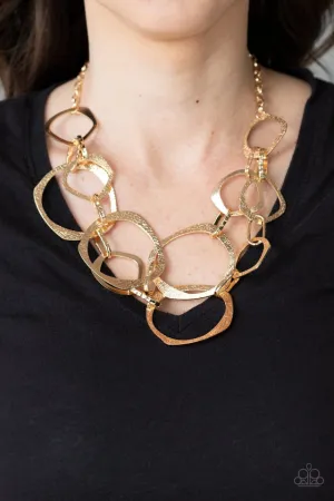 Paparazzi Necklace ~ Salvage Yard - Gold