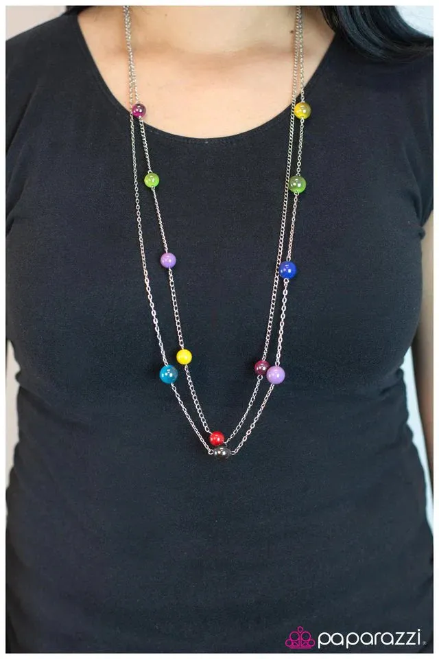 Paparazzi Necklace ~ Take My Breath Away - Multi