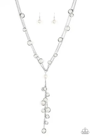 Paparazzi Necklace ~ The FAME Changer - White