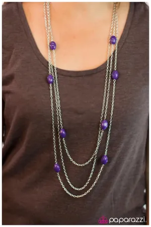 Paparazzi Necklace ~ Voodoo Vixen  - Purple