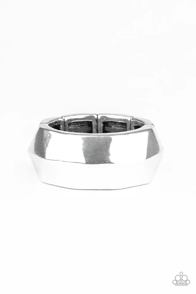 Paparazzi Ring ~ Industrial Mechanic - Silver