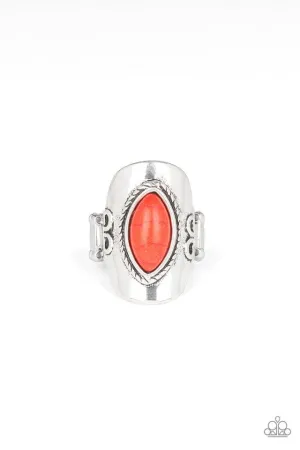 Paparazzi Ring ~ PLAIN Ride - Red