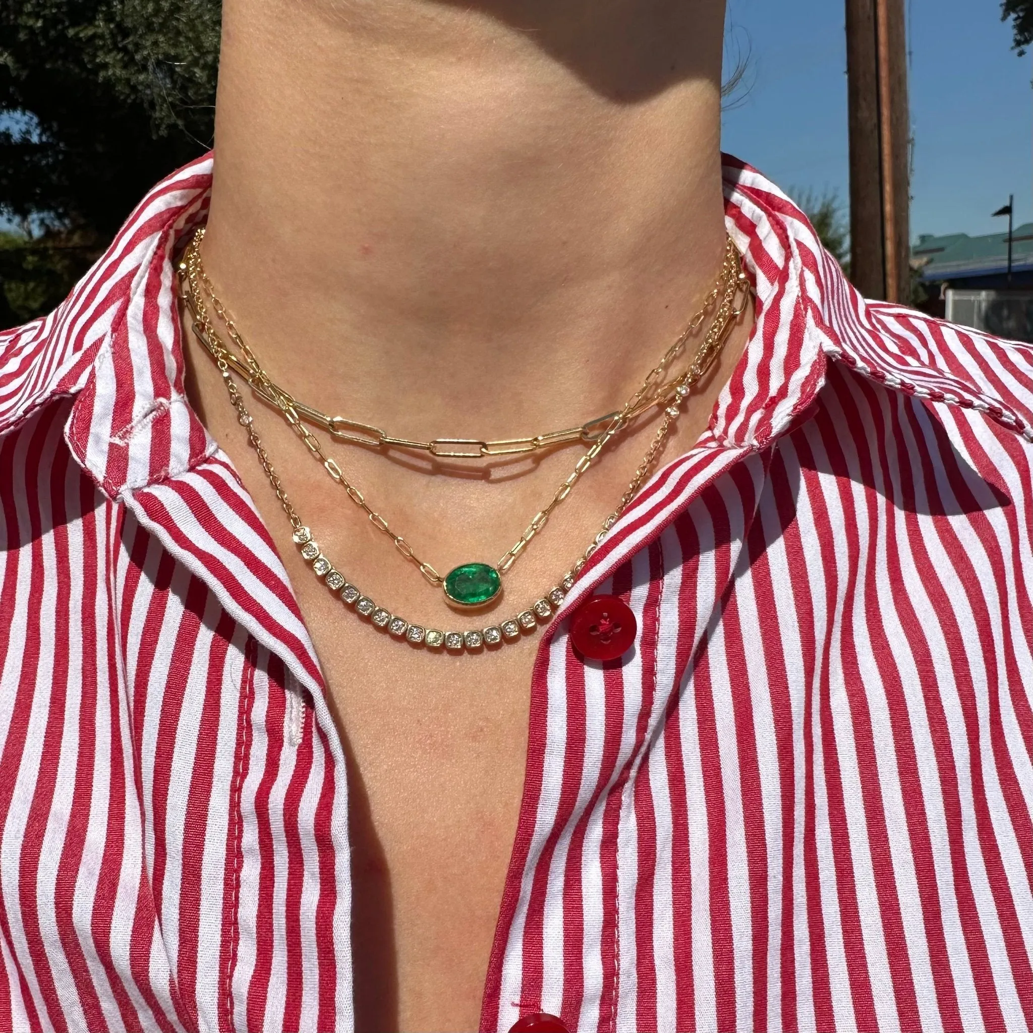 Paper Clip Necklace