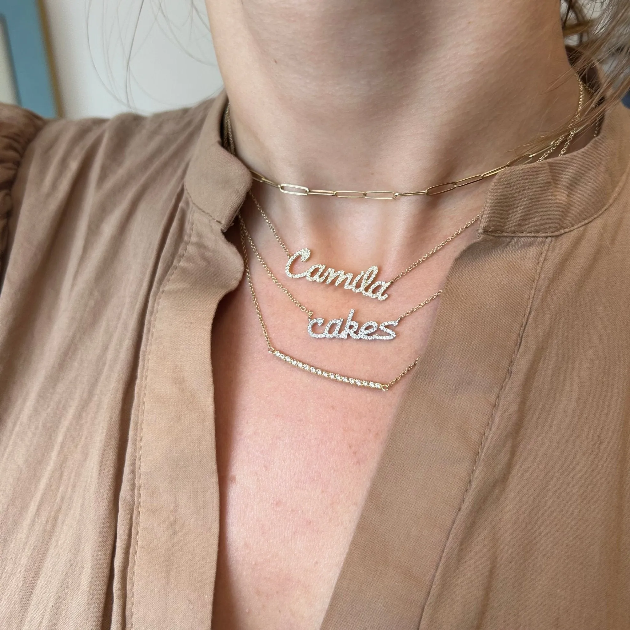 Paper Clip Necklace