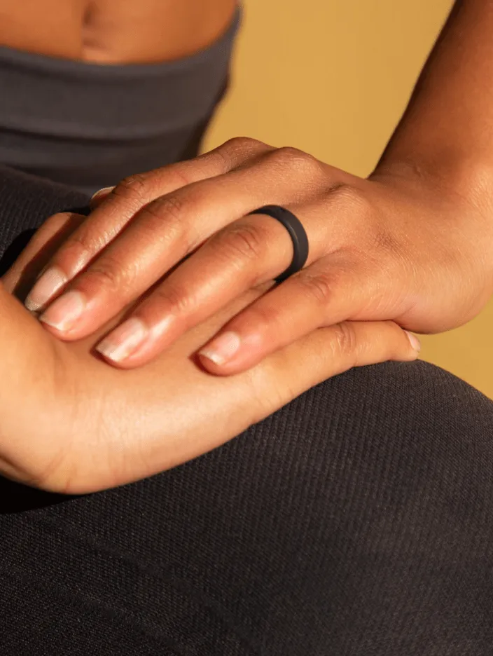 Pink Modern Silicone Ring