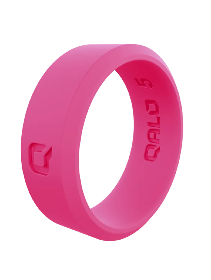 Pink Modern Silicone Ring