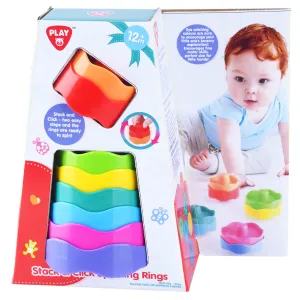 Playgo Toys Ent. Ltd. Stack And Click Spinning Rings