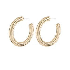 Pre Order:  Classic Geometric Hoop Earrings