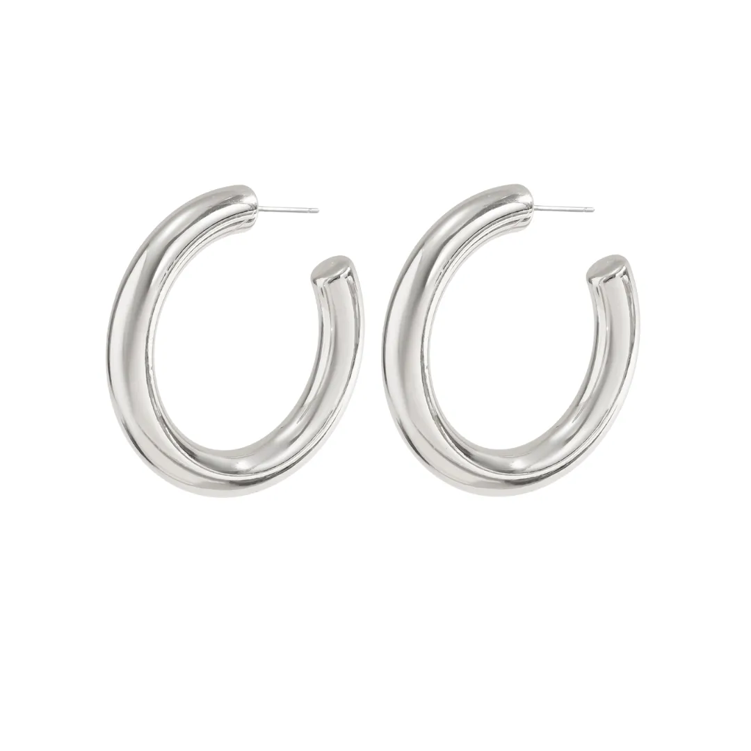 Pre Order:  Classic Geometric Hoop Earrings