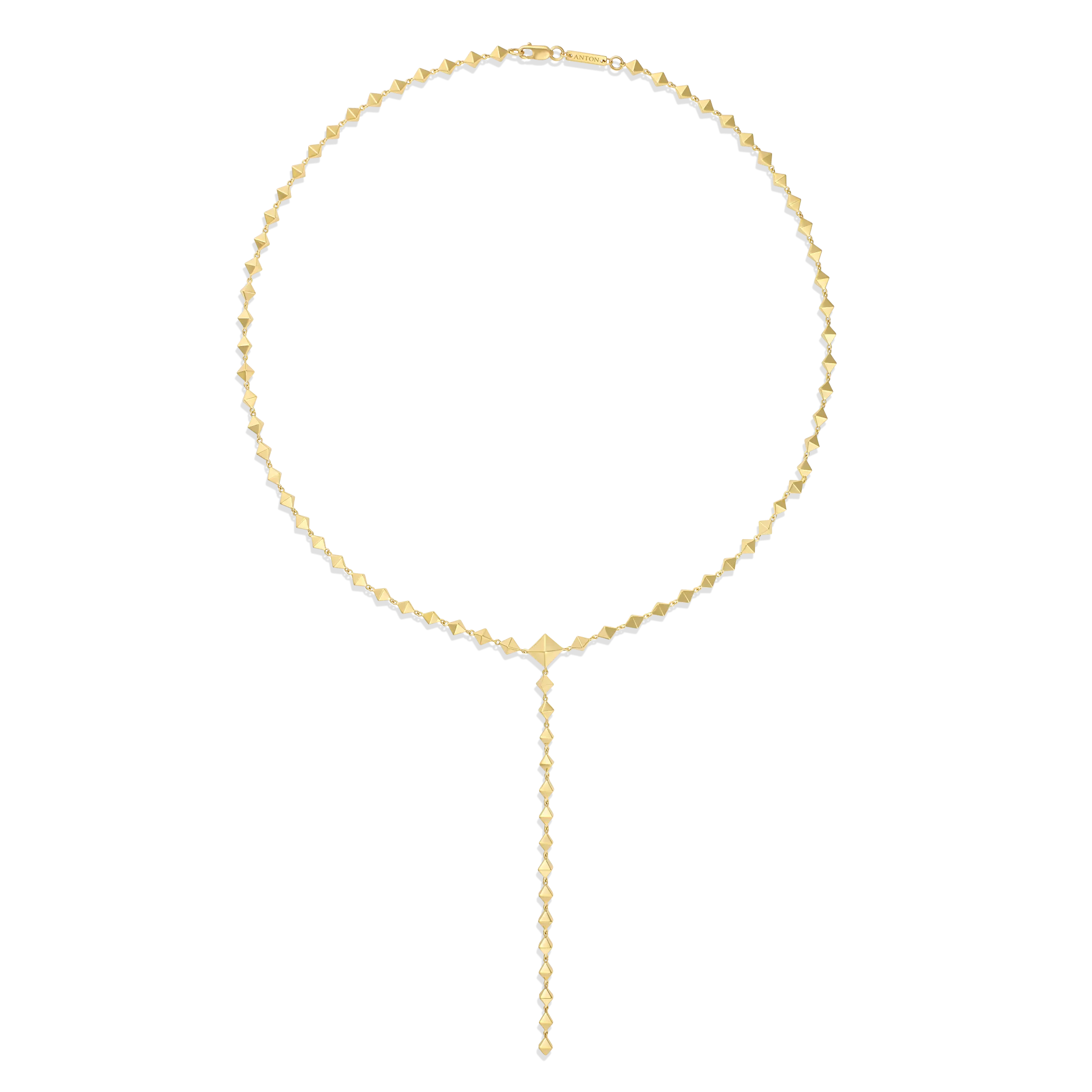 R.08® Matrix Lariat Necklace | 18K Yellow Gold