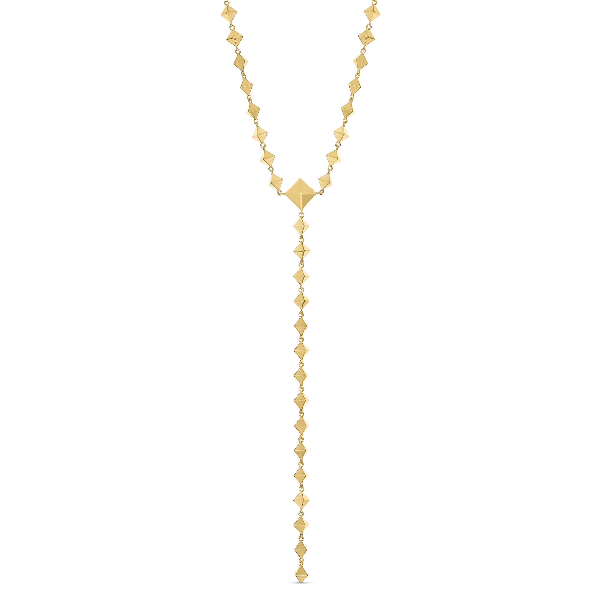 R.08® Matrix Lariat Necklace | 18K Yellow Gold