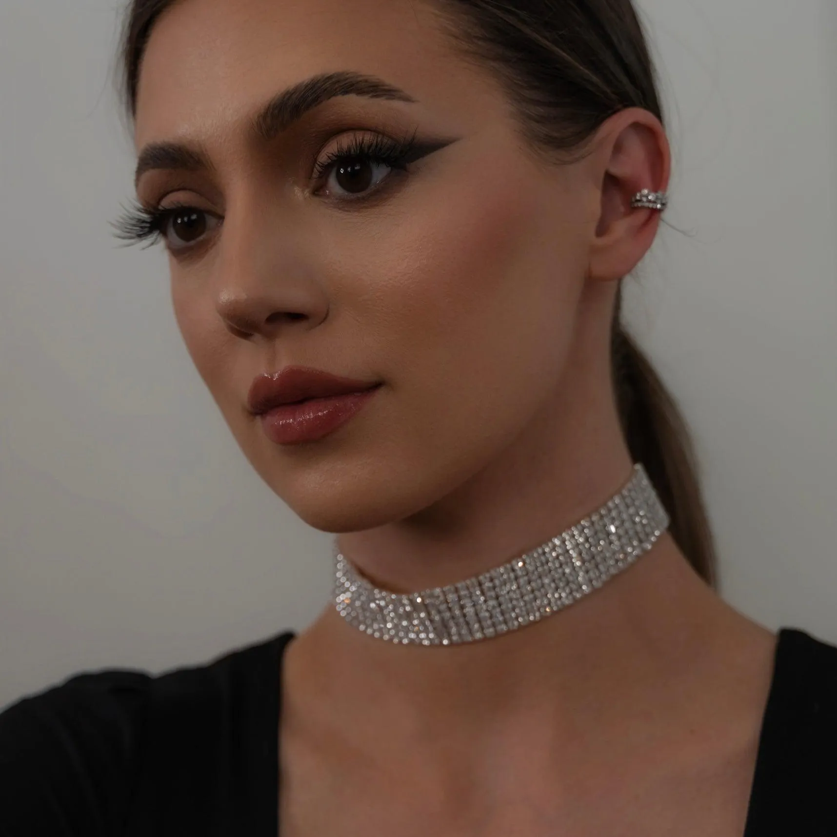 Reina Rhinestone Choker - 4 Styles