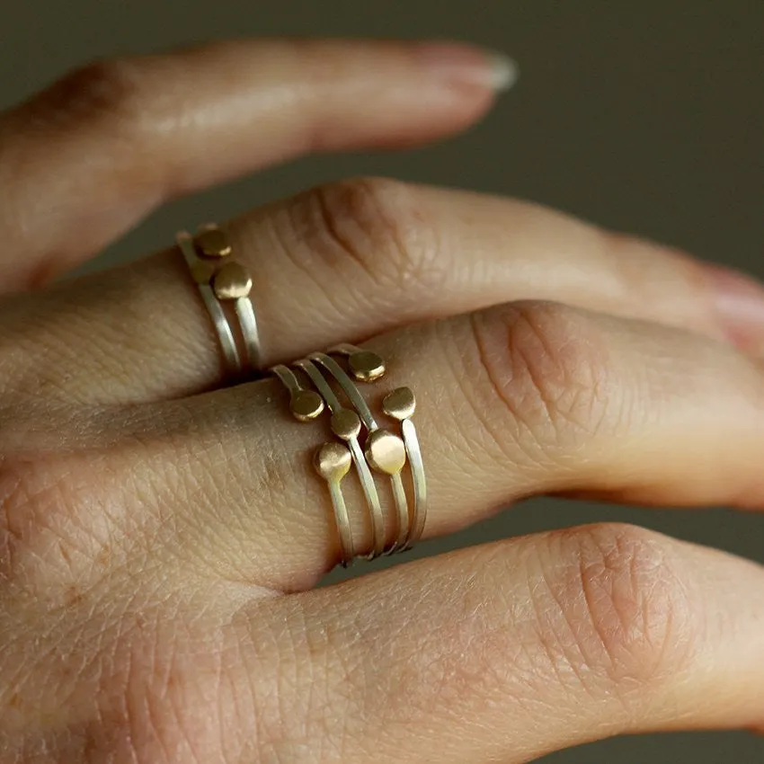 Satellite Stacking Rings - Sets of 2 or 4