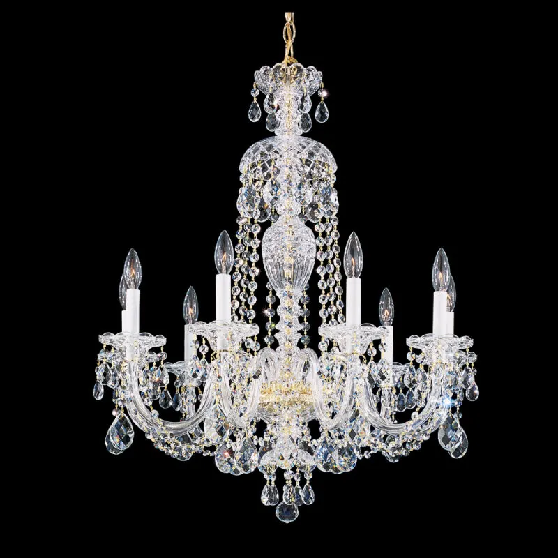 Schonbek 2996 Sterling 9-lt 27" Chandelier