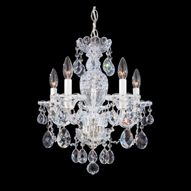 Schonbek 2999 Sterling 5-lt 16" Chandelier