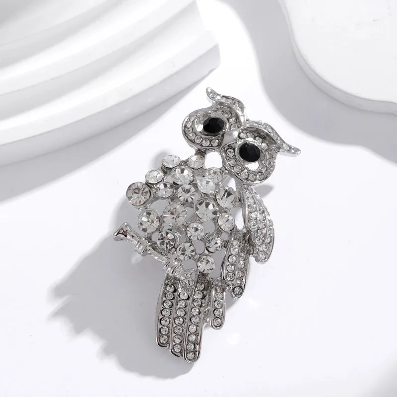 Simple Style Classic Style Animal Wreath Airplane Alloy Inlay Rhinestones Women's Brooches