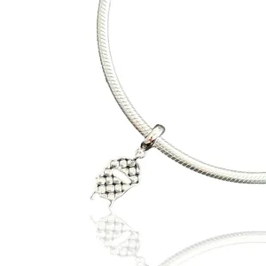 Sterling Silver Kufiya Charm