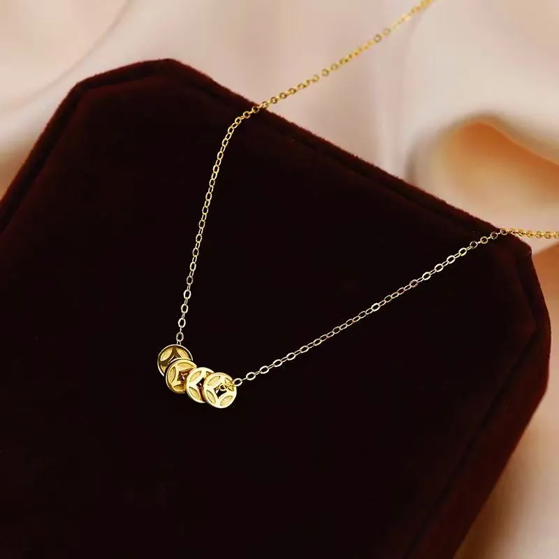 Sterling Silver Luxury Coin Necklaces