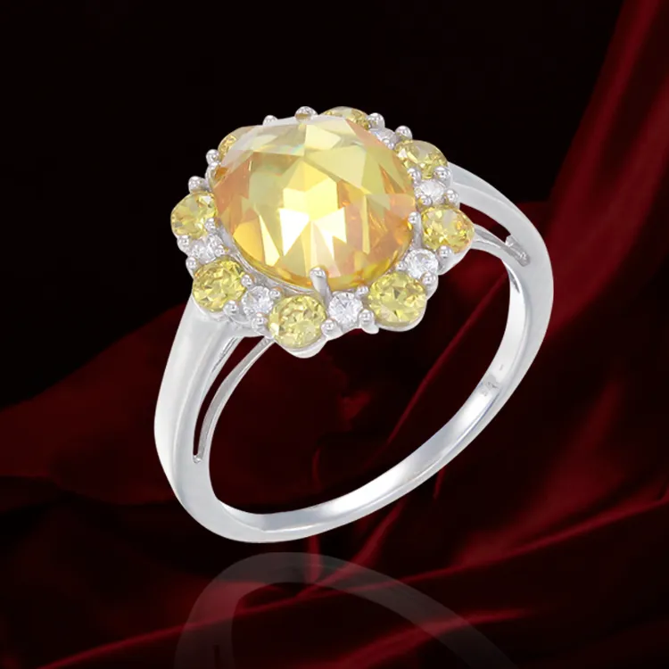 Sunburst Yellow Ring