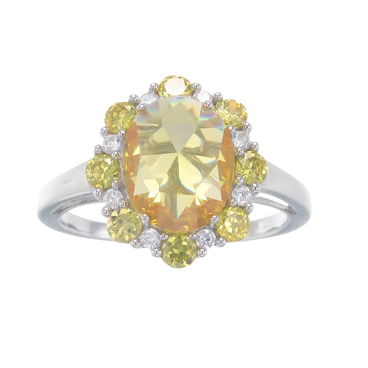 Sunburst Yellow Ring