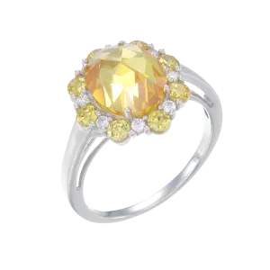 Sunburst Yellow Ring