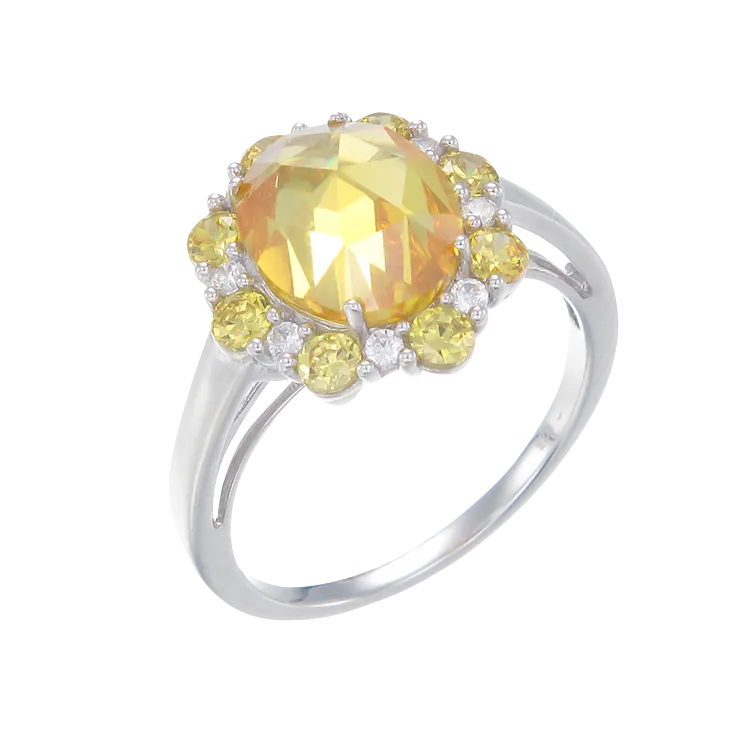 Sunburst Yellow Ring