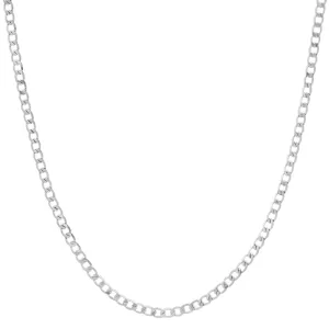 Tiny Cuban Link Chain, Silver