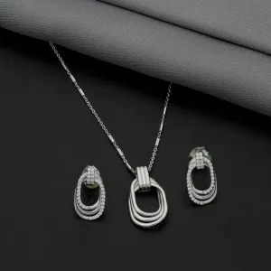 Triple Layer Pendant 92.5 Sterling Silver