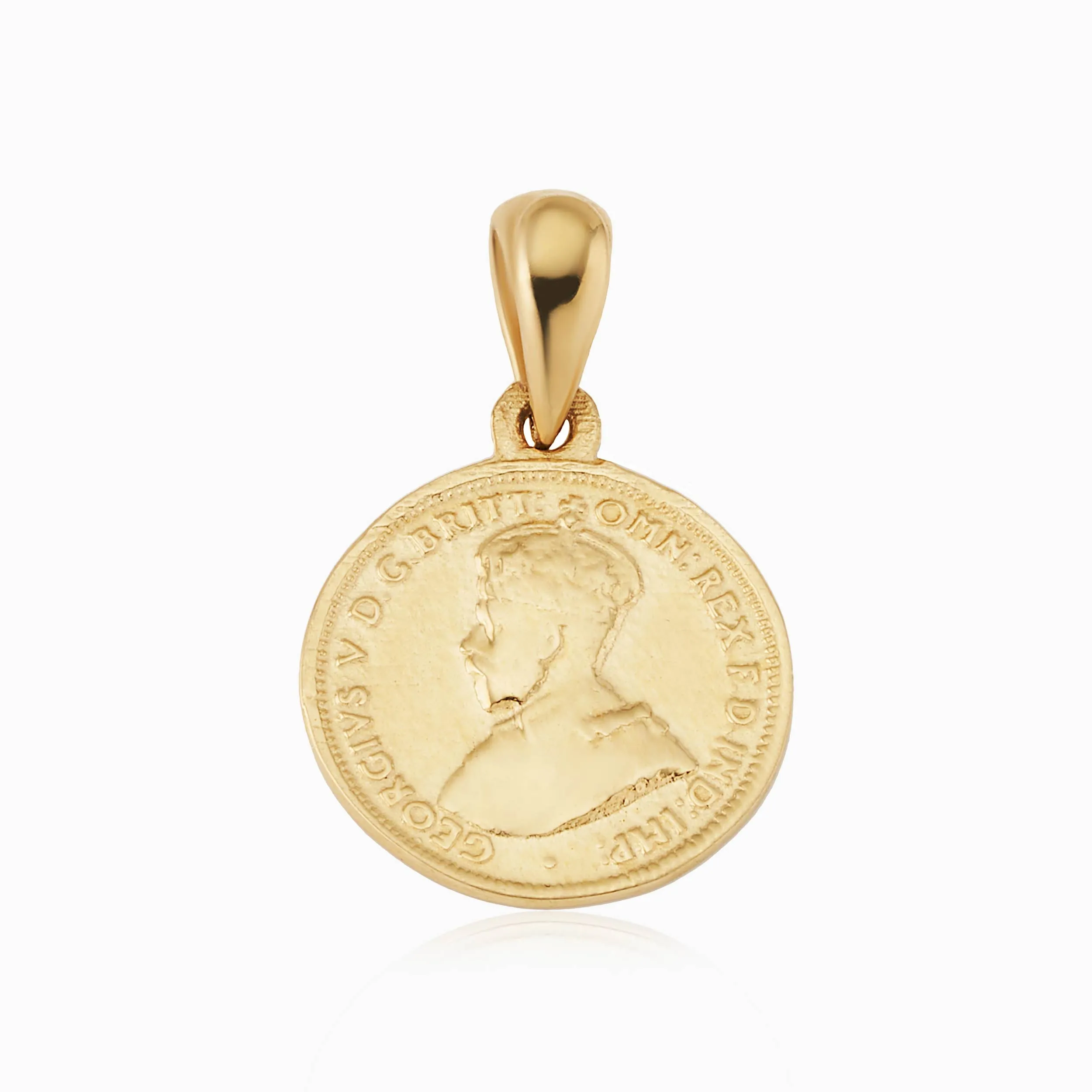 Triumph Coin Pendant Charm