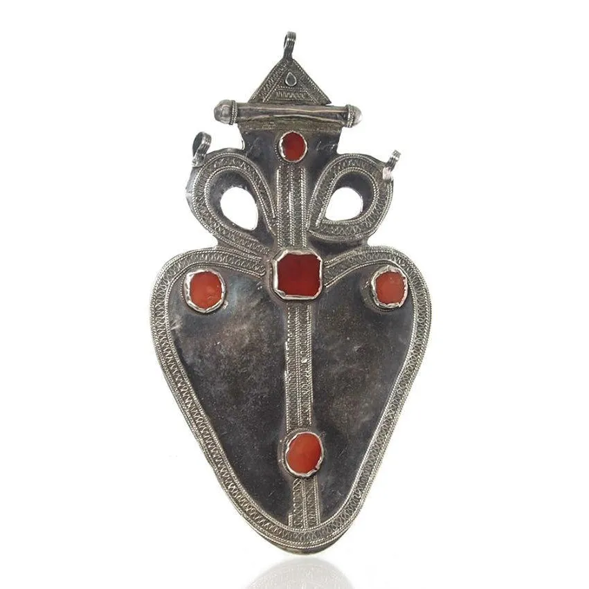 Turkmen Asyk Heart/Cordiform Pendant