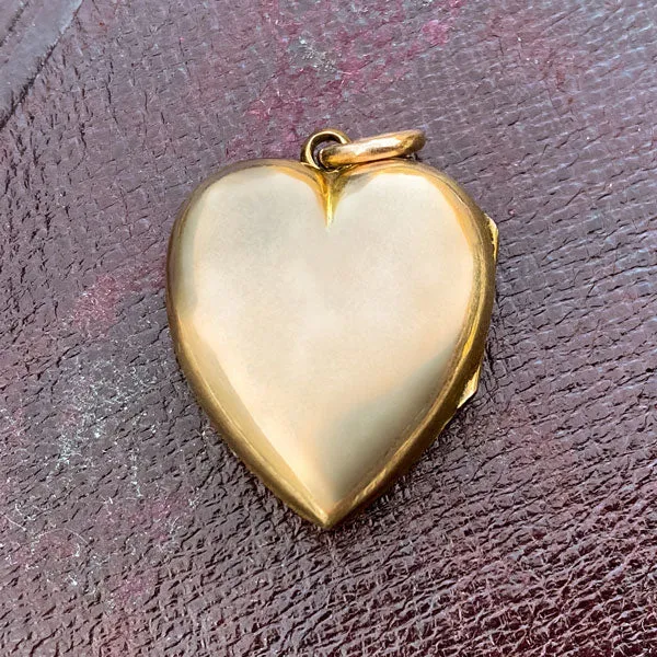 Victorian Sapphire Heart Locket