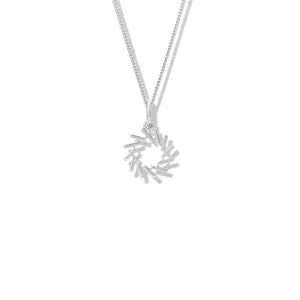 Zellije Small Necklace Pendant Silver